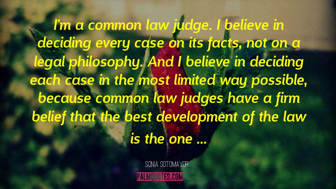 Common Law quotes by Sonia Sotomayor