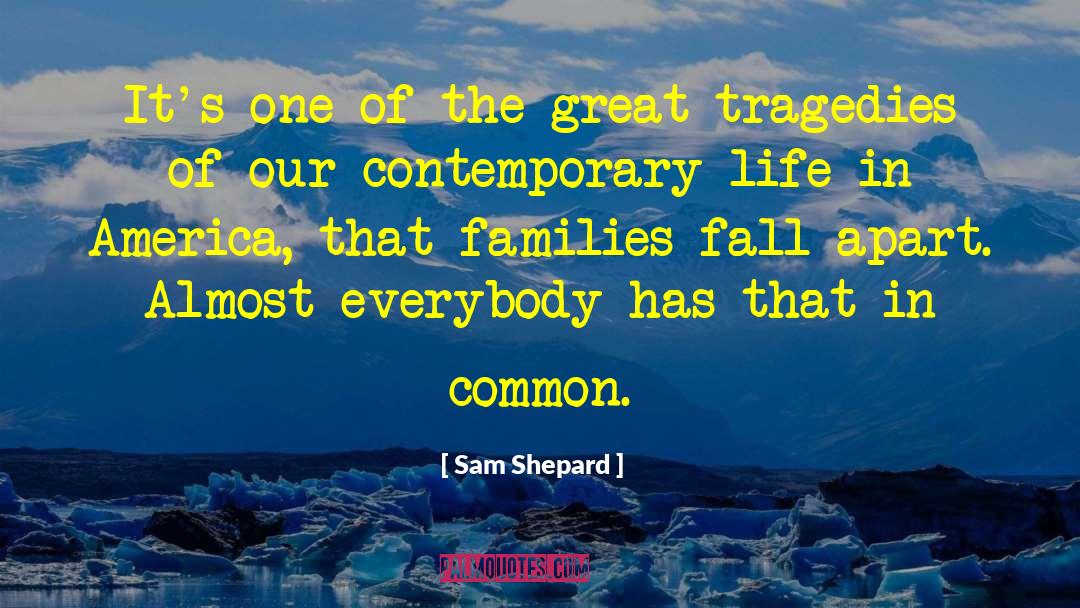Common Life quotes by Sam Shepard