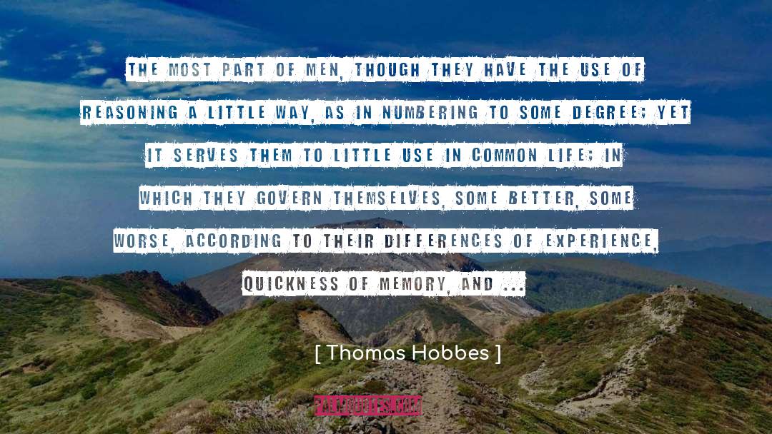 Common Life quotes by Thomas Hobbes