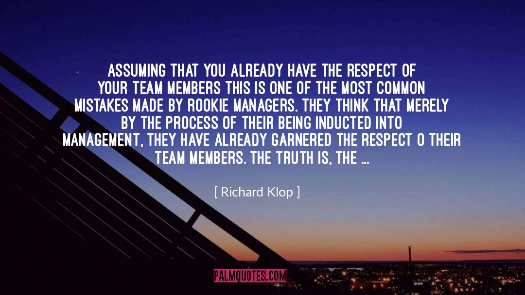 Common Mistakes quotes by Richard Klop