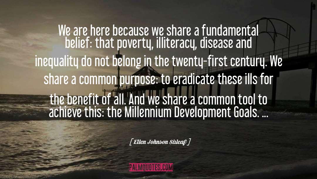 Common Purpose quotes by Ellen Johnson Sirleaf