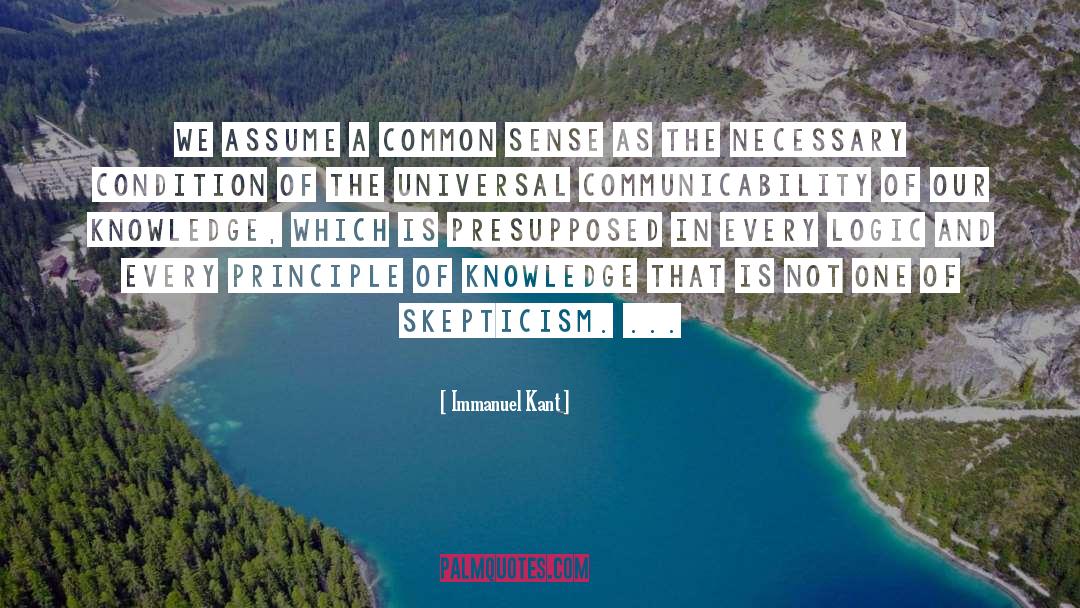 Common Sense quotes by Immanuel Kant