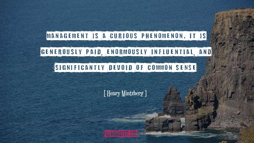 Common Sense quotes by Henry Mintzberg