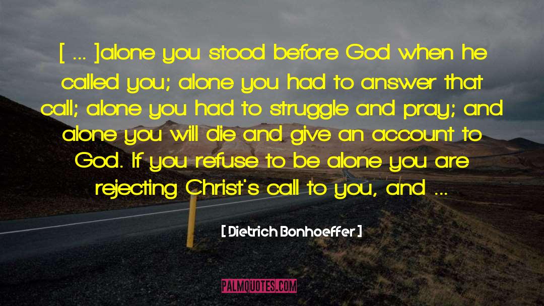 Common Struggle quotes by Dietrich Bonhoeffer