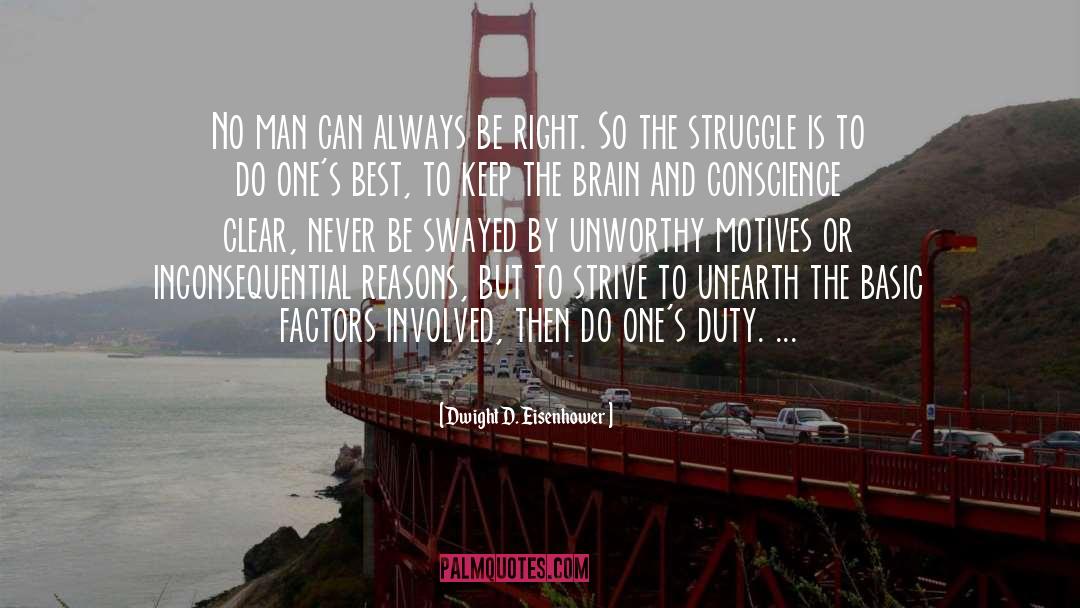 Common Struggle quotes by Dwight D. Eisenhower