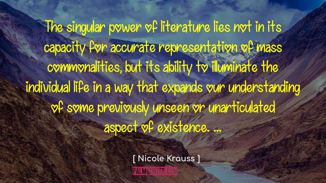 Commonalities quotes by Nicole Krauss