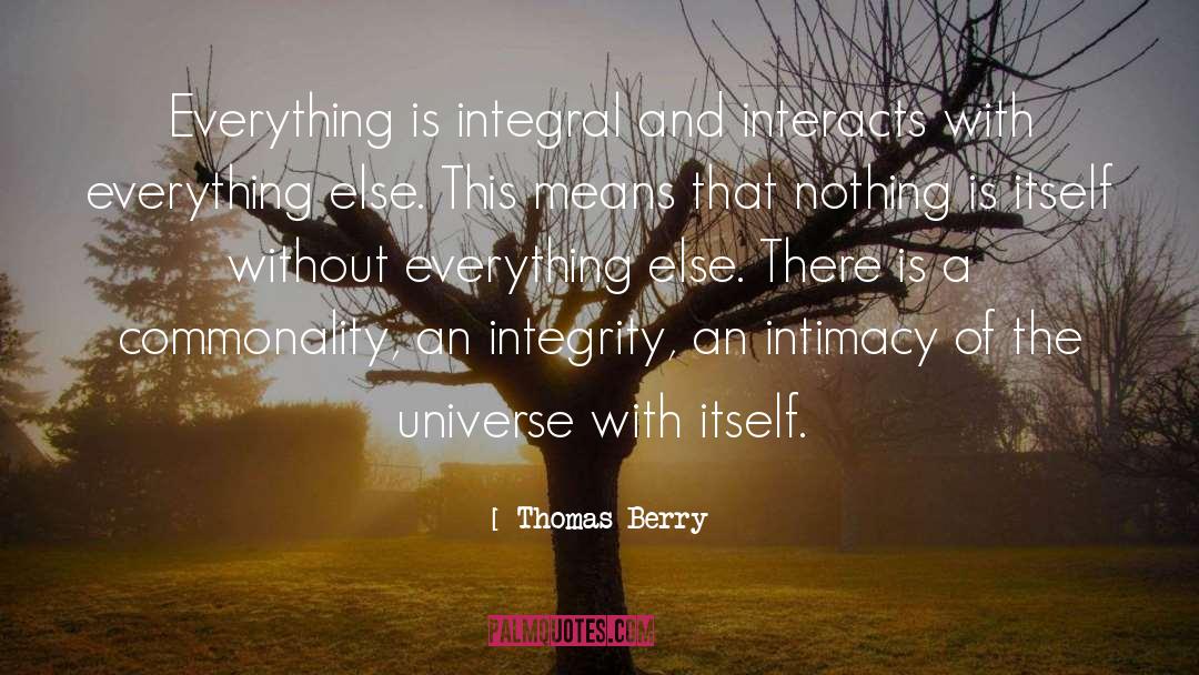 Commonality quotes by Thomas Berry