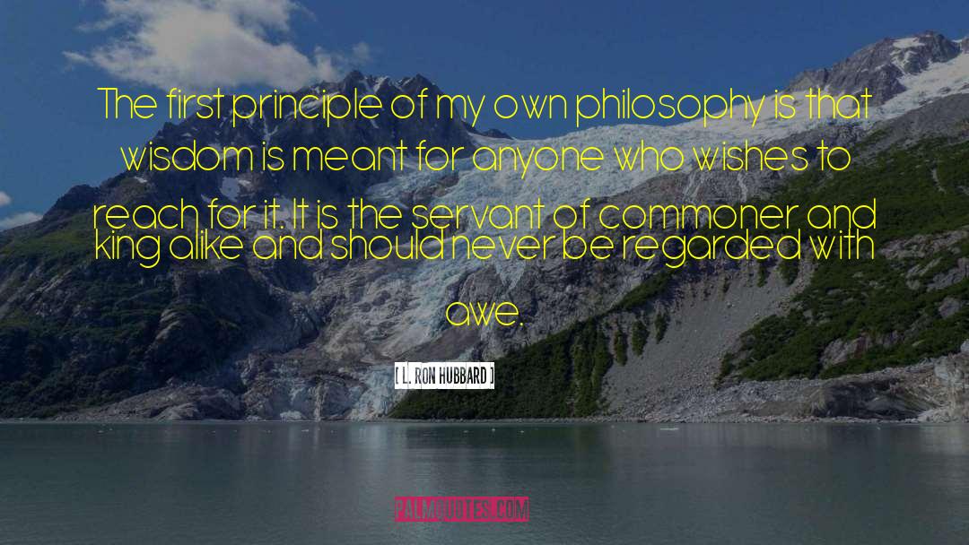 Commoner quotes by L. Ron Hubbard