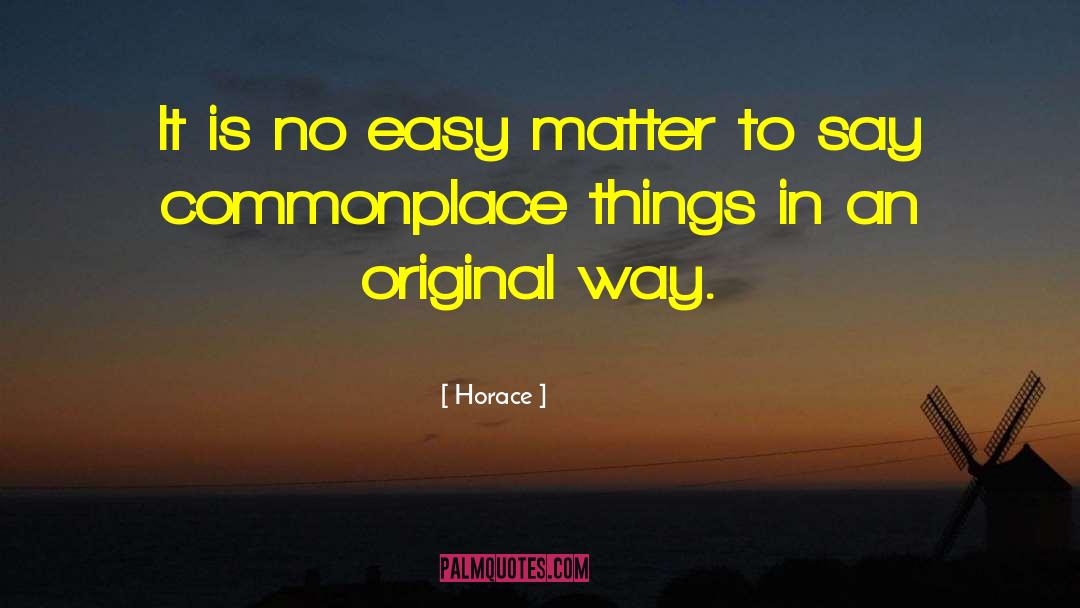 Commonplace quotes by Horace