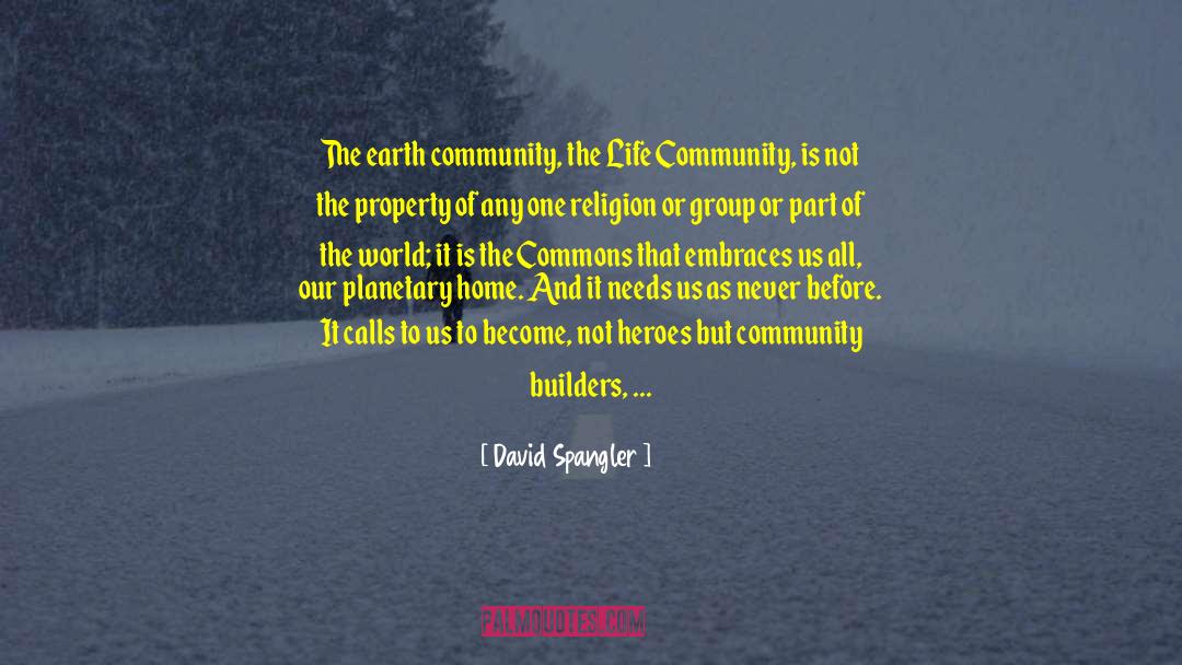 Commons quotes by David Spangler