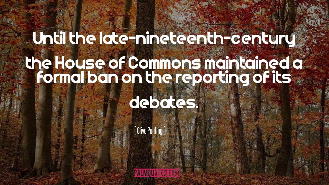 Commons quotes by Clive Ponting