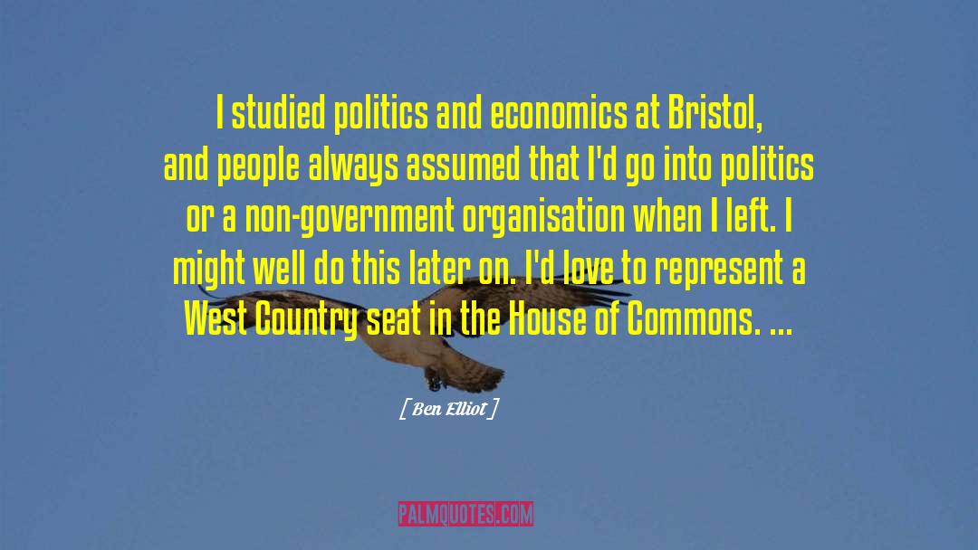 Commons quotes by Ben Elliot