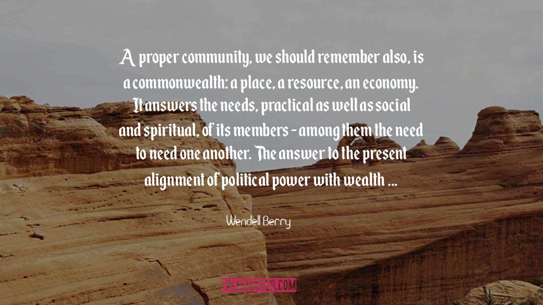 Commonwealth quotes by Wendell Berry
