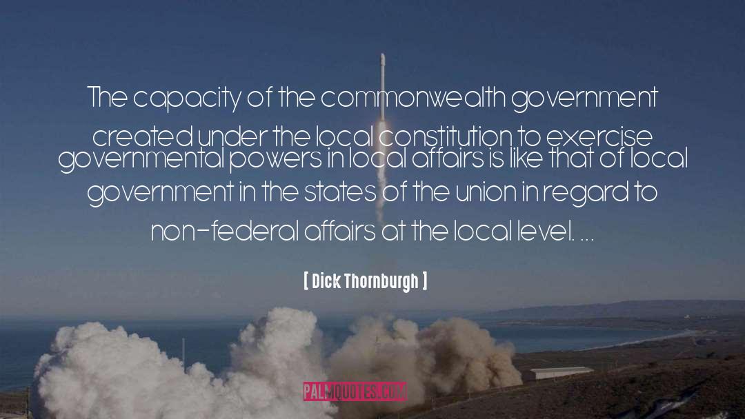 Commonwealth quotes by Dick Thornburgh