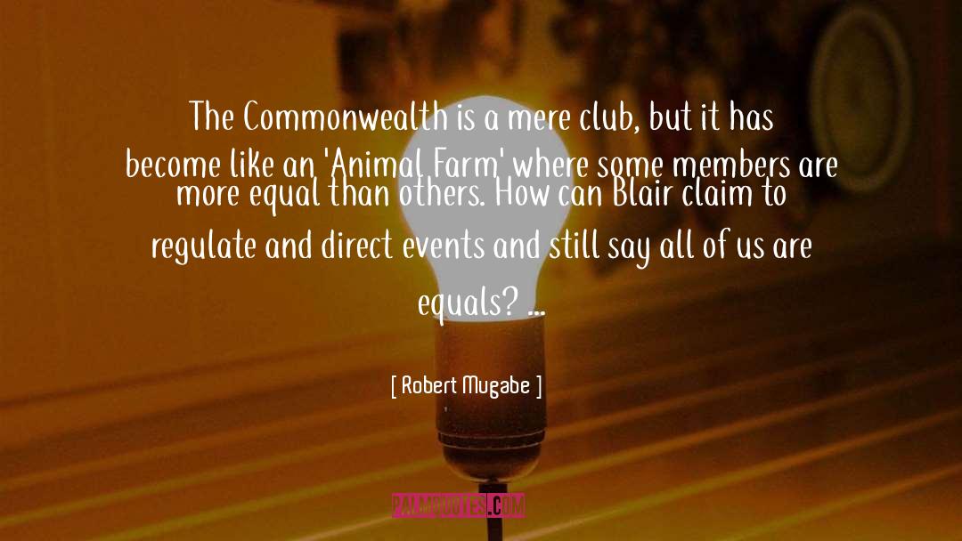 Commonwealth quotes by Robert Mugabe