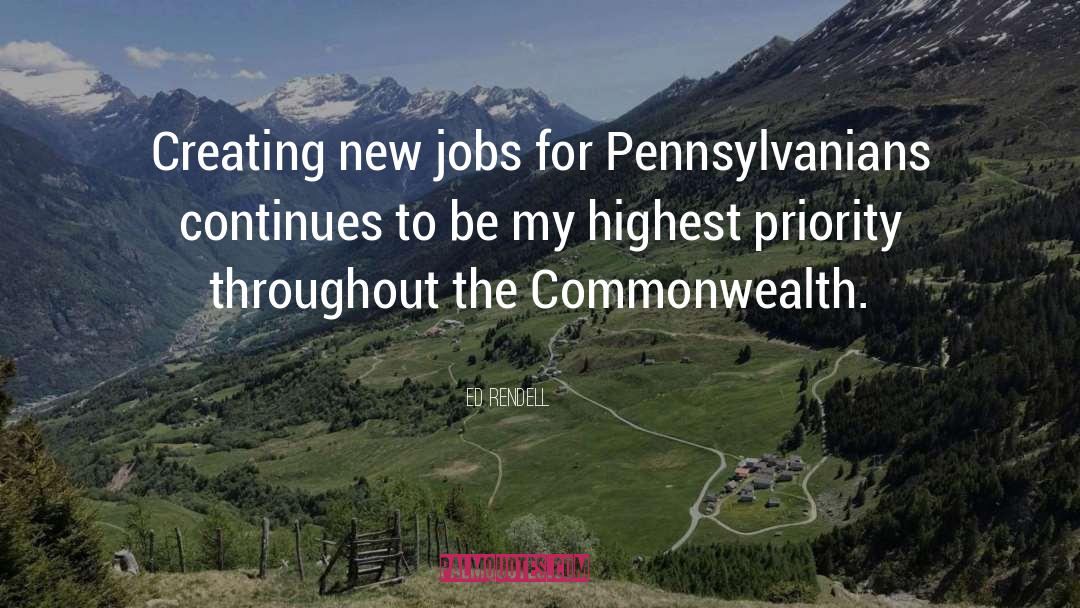 Commonwealth quotes by Ed Rendell