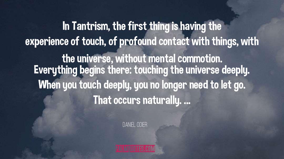 Commotion quotes by Daniel Odier