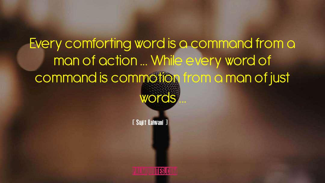 Commotion quotes by Sujit Lalwani