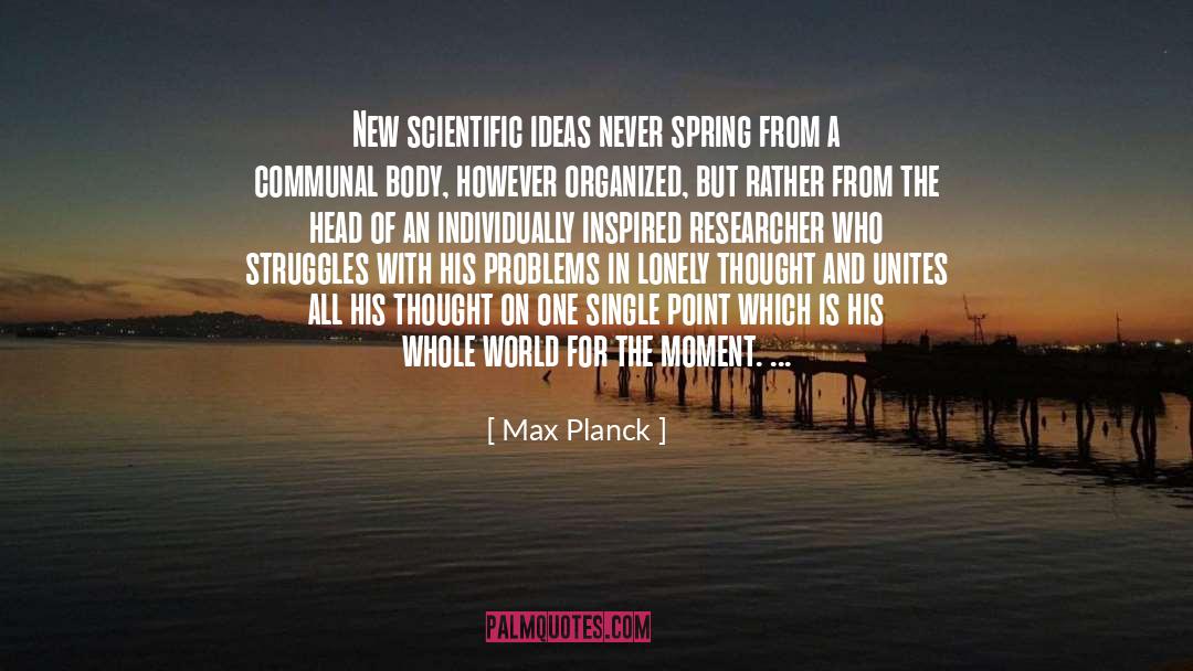 Communal quotes by Max Planck