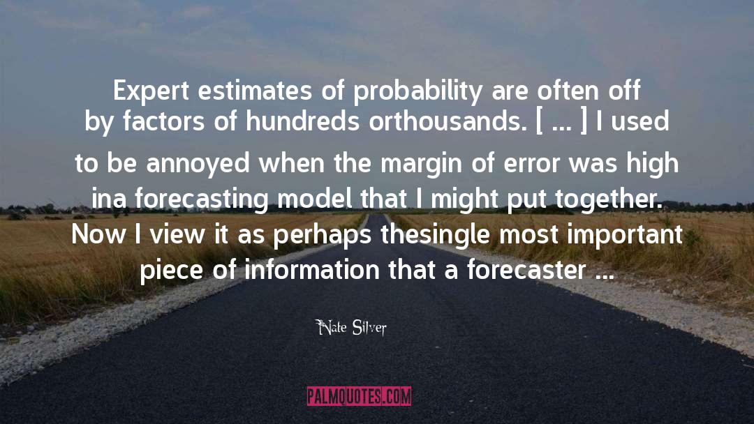 Communality Estimates quotes by Nate Silver
