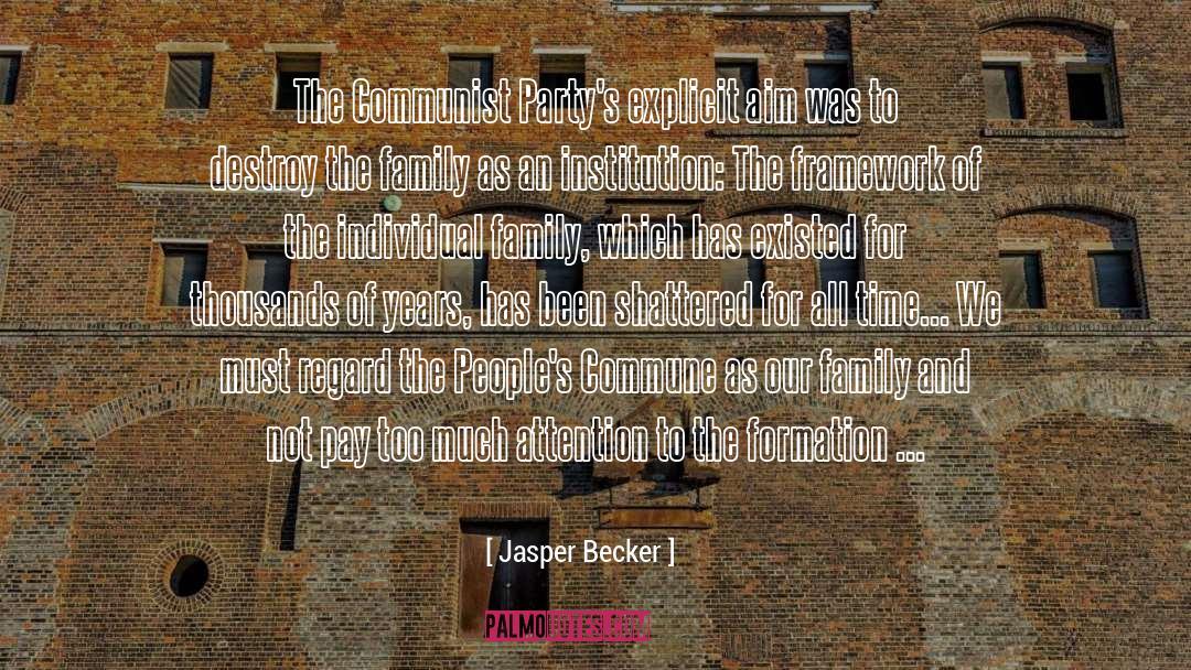 Commune quotes by Jasper Becker