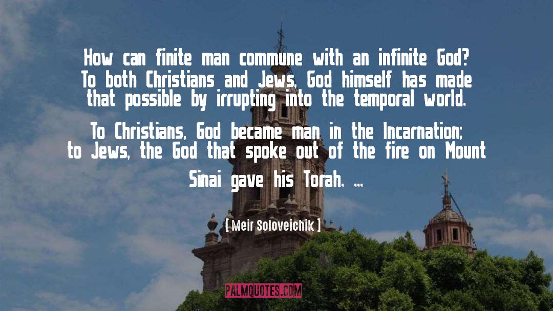 Commune quotes by Meir Soloveichik