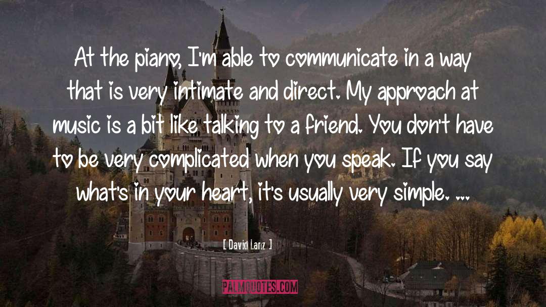 Communicate quotes by David Lanz