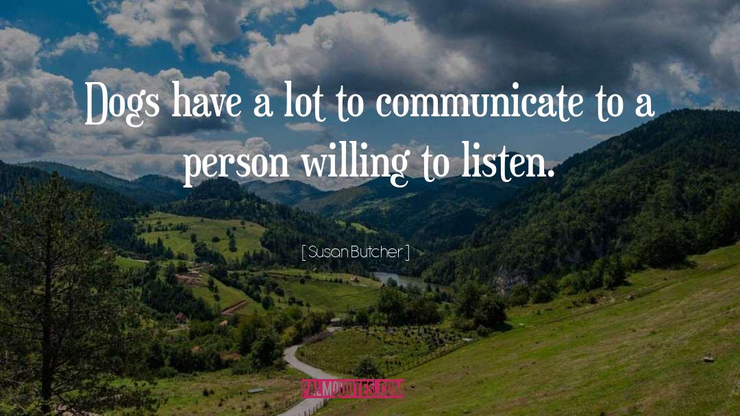 Communicate quotes by Susan Butcher