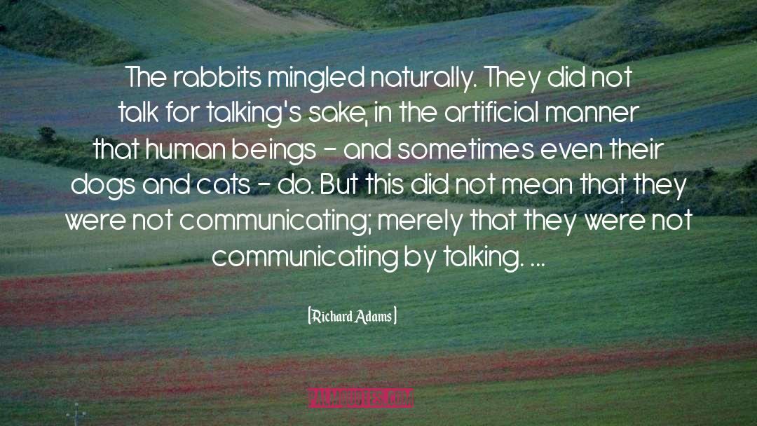 Communicating quotes by Richard Adams