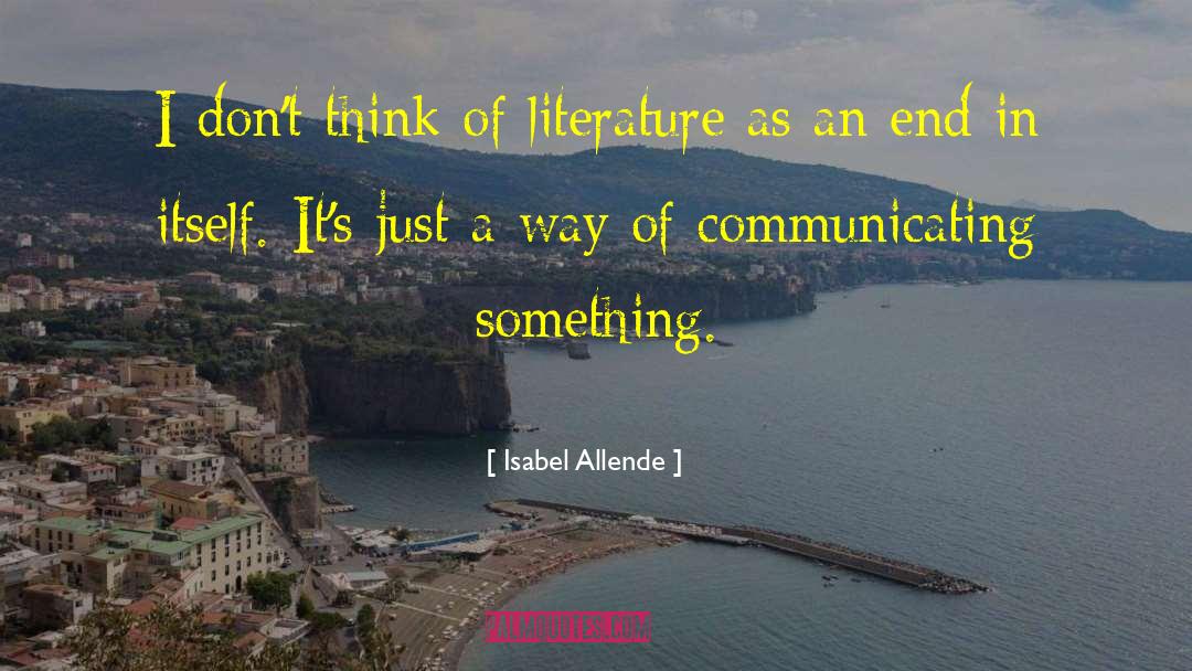 Communicating quotes by Isabel Allende