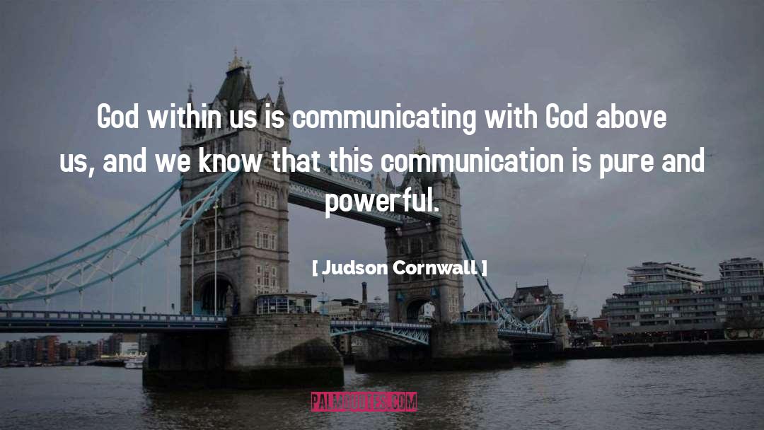 Communicating quotes by Judson Cornwall