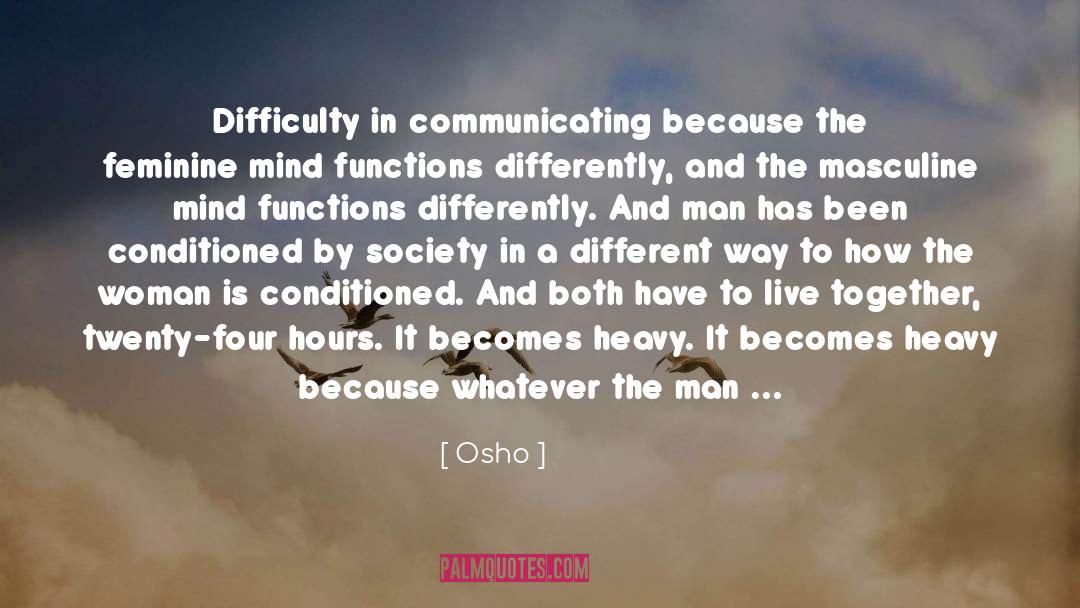 Communicating quotes by Osho