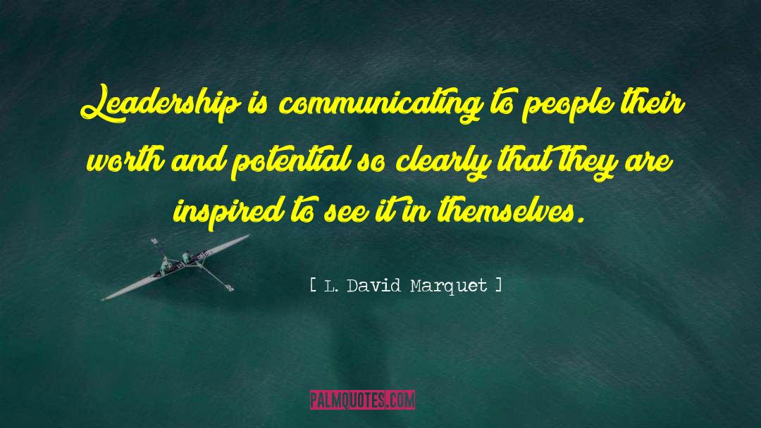 Communicating quotes by L. David Marquet