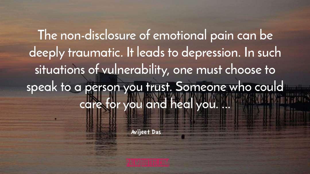 Communicating Trauma quotes by Avijeet Das