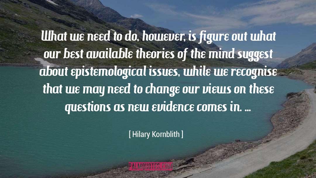 Communication Theory quotes by Hilary Kornblith