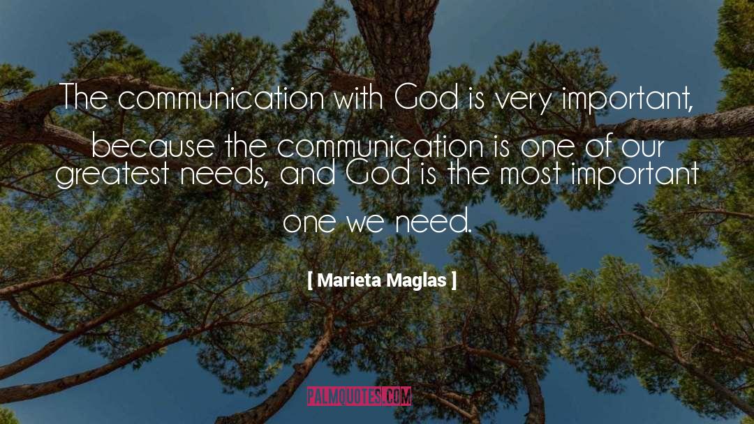 Communication With God quotes by Marieta Maglas