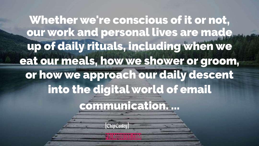Communication World quotes by Chip Conley