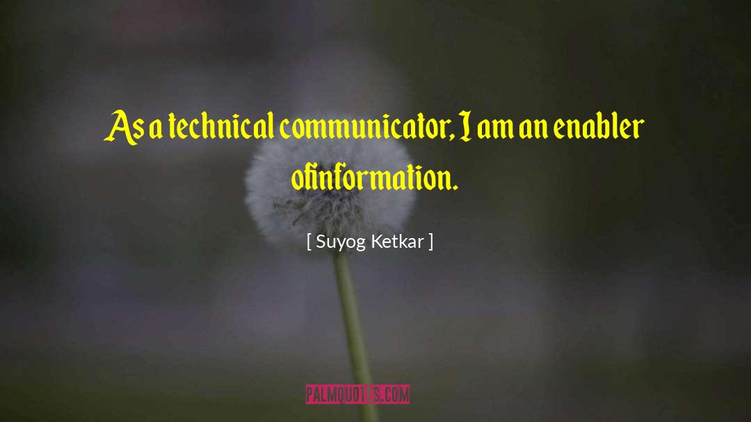 Communicator quotes by Suyog Ketkar