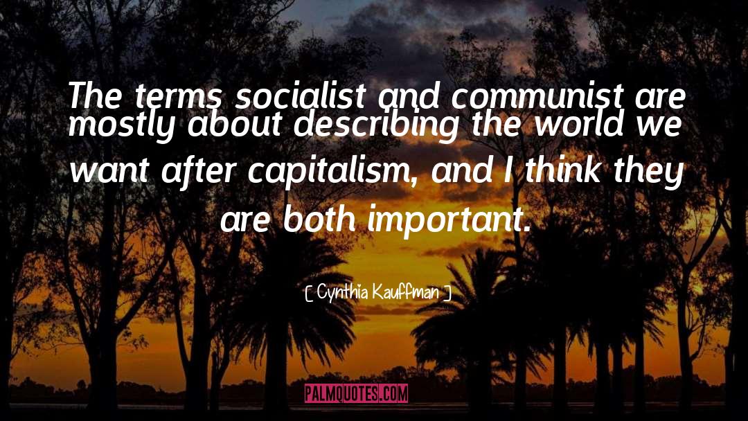 Communist Manifesto quotes by Cynthia Kauffman