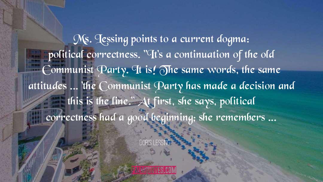 Communist Party quotes by Doris Lessing