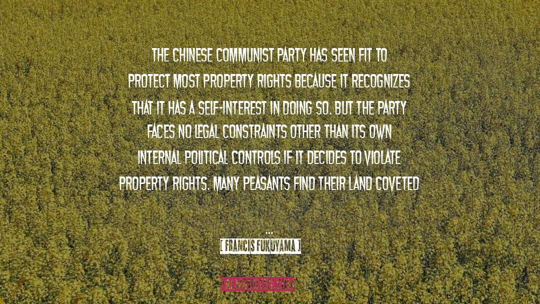 Communist Party quotes by Francis Fukuyama