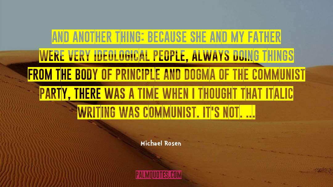 Communist quotes by Michael Rosen