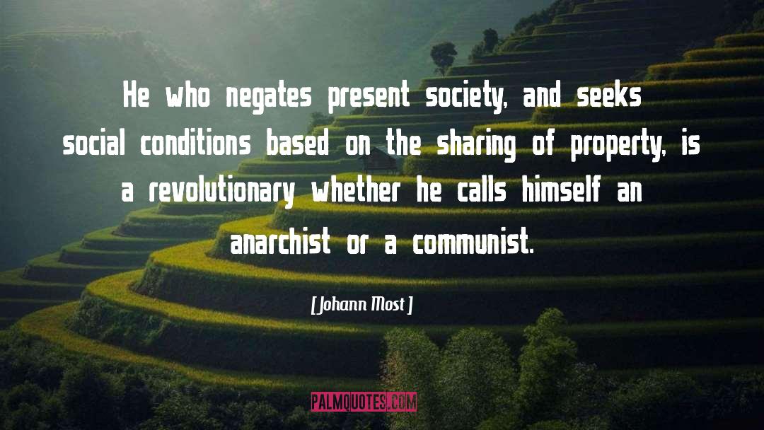 Communist quotes by Johann Most