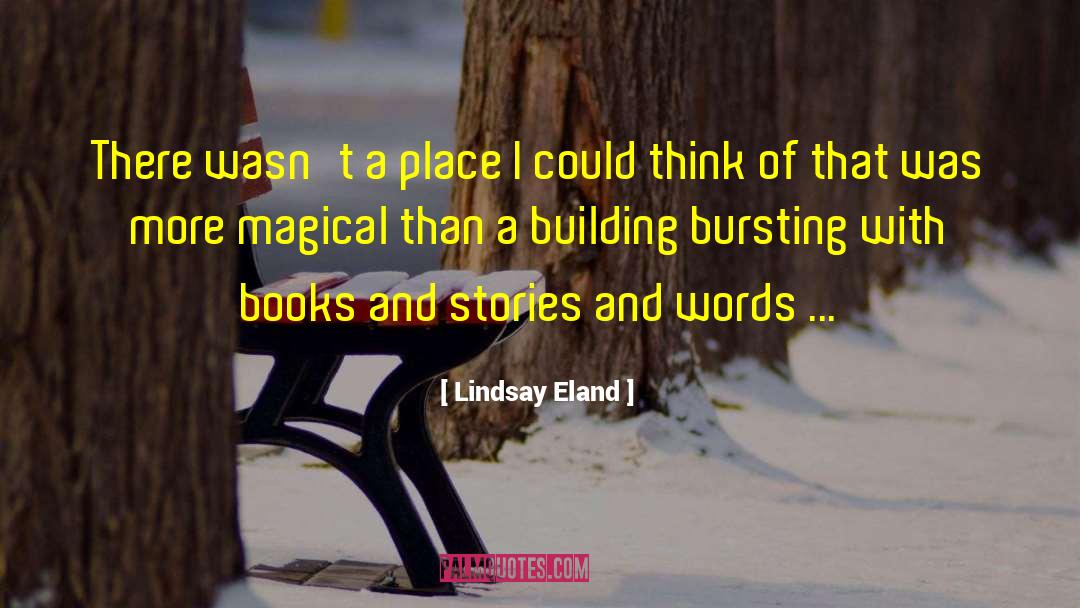 Community Building quotes by Lindsay Eland