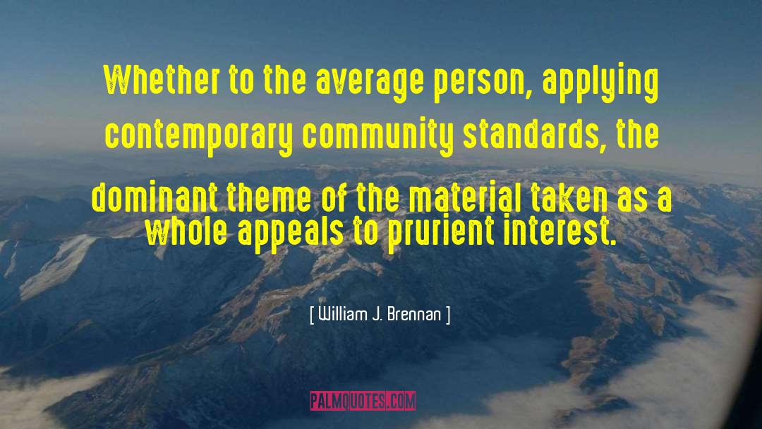 Community Centers quotes by William J. Brennan