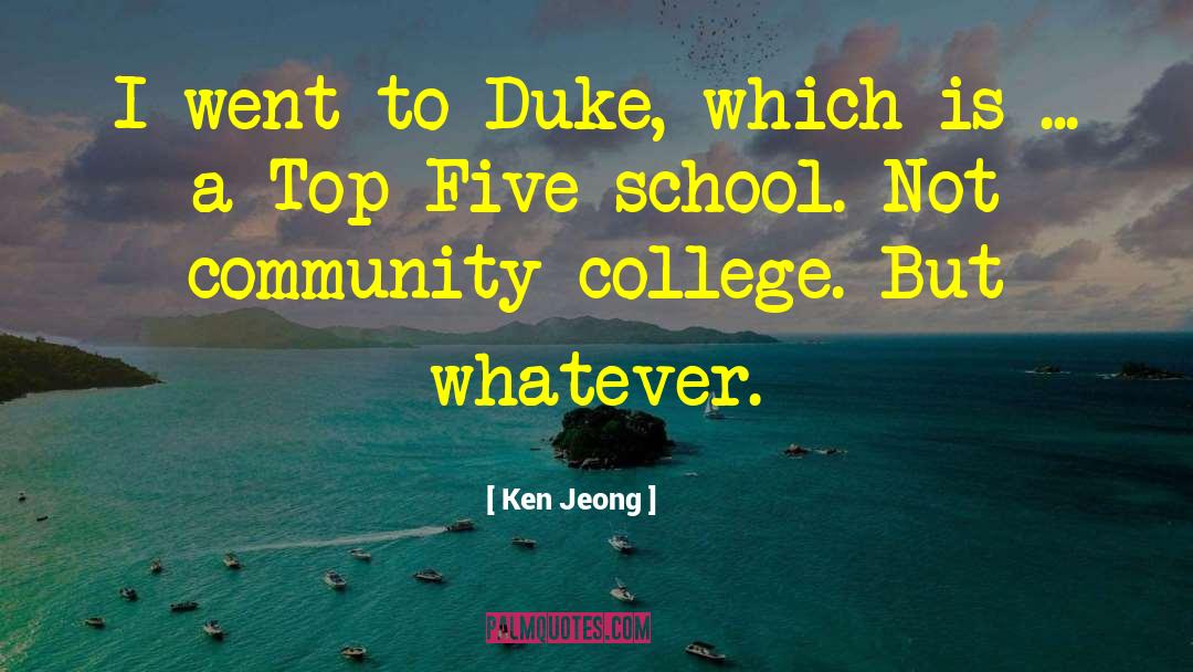 Community College quotes by Ken Jeong