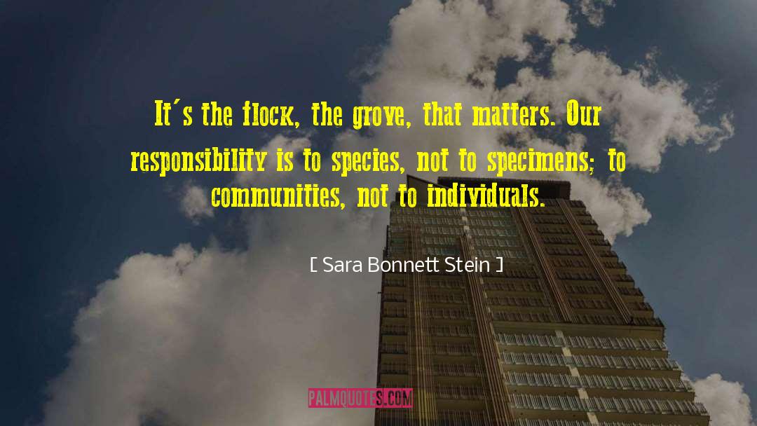 Community Development quotes by Sara Bonnett Stein