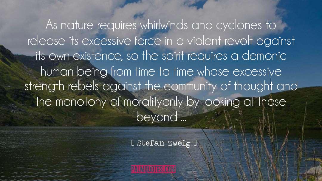 Community Humanity Love quotes by Stefan Zweig