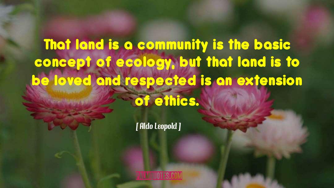 Community Manager quotes by Aldo Leopold