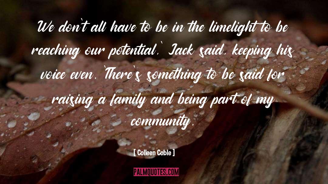 Community Membership quotes by Colleen Coble